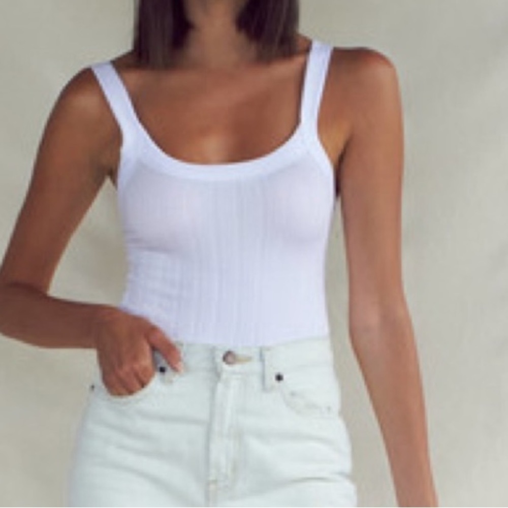 Urban Outfitter Out From Under Between Us Seamless Ribbed Bodysuit XS/S